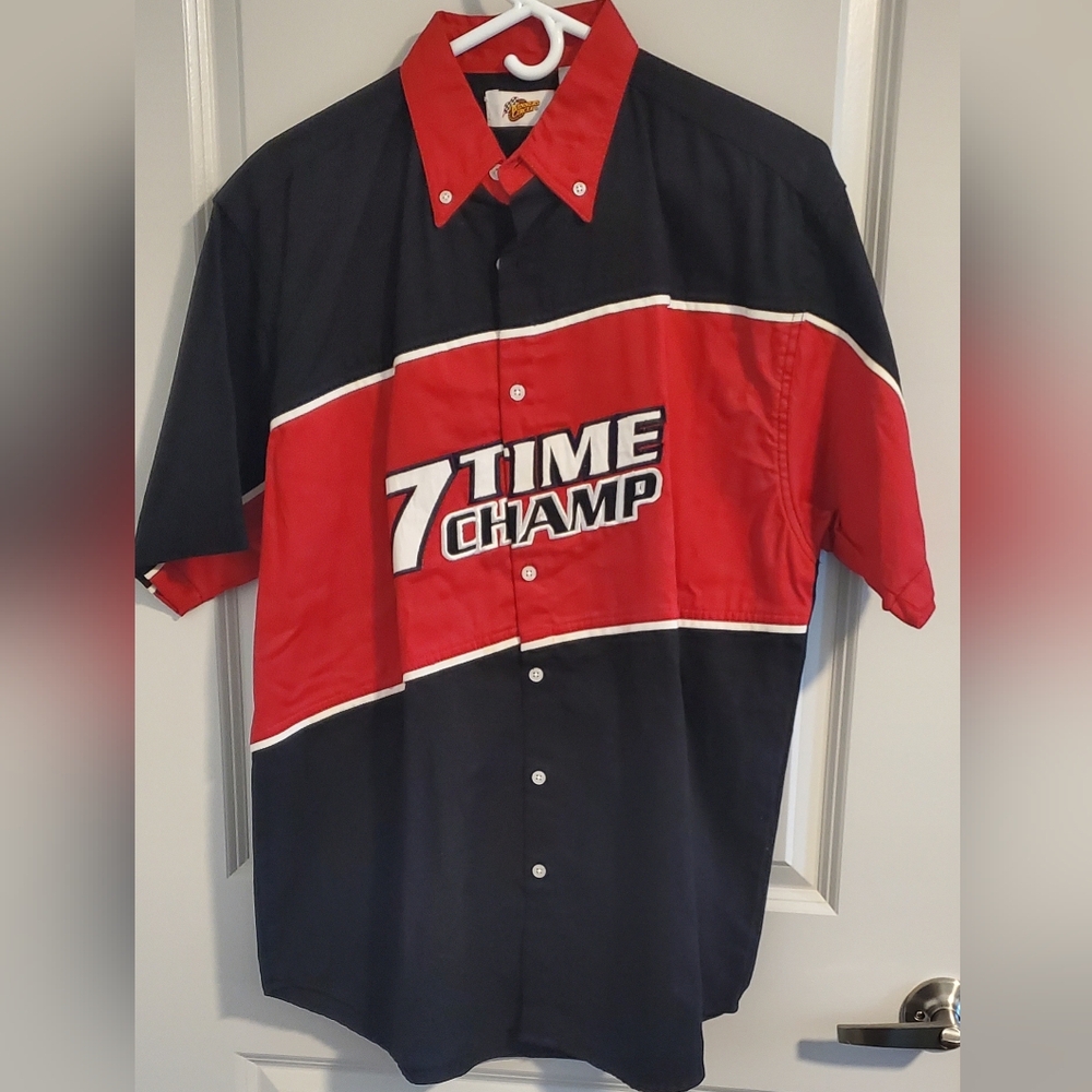 Vintage Dale Earnhardt - 7 Time ChampRacing Pit Crew Shirt (XL) Nascar Legends